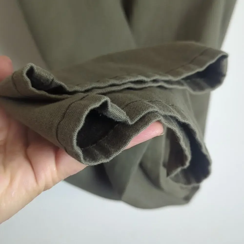 J19 Vintage Jeans JONDOKUZ Men's Olive Green Slacks Size 36 Made in Turkey